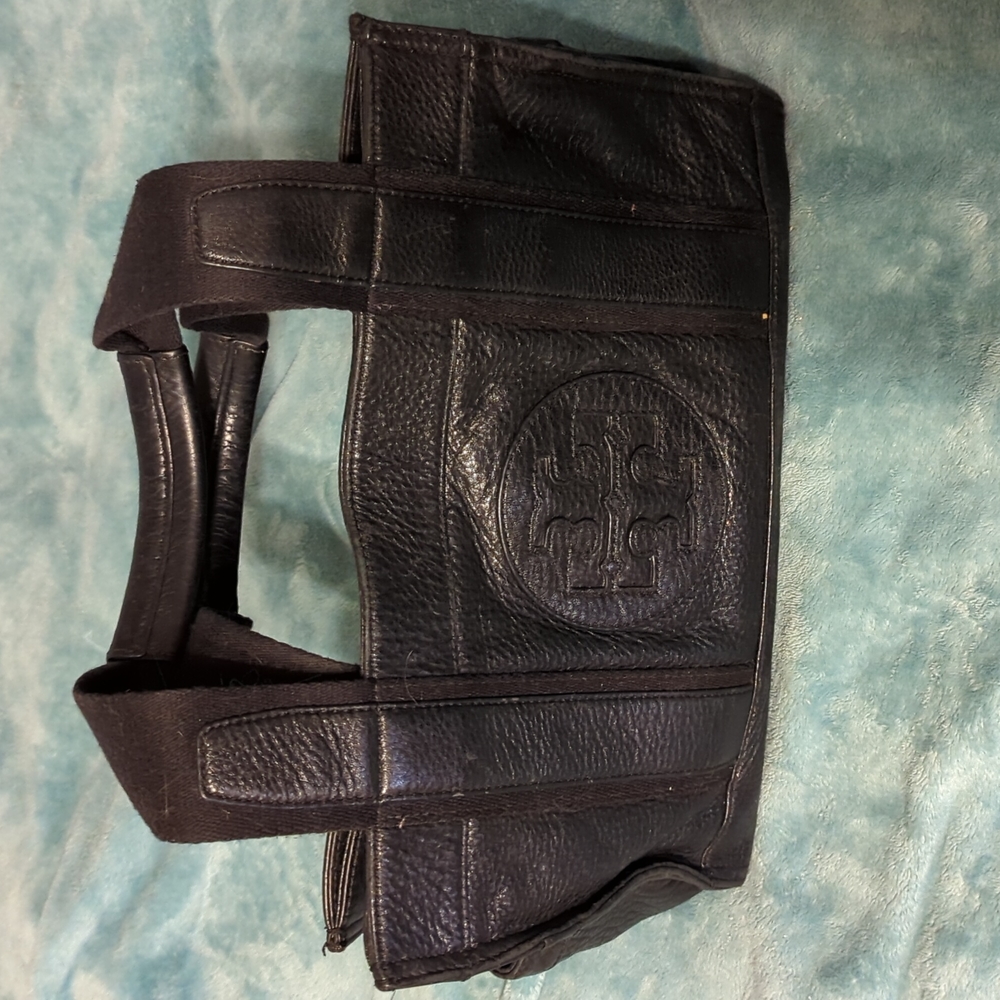 Tory Burch Black Leather Satchel